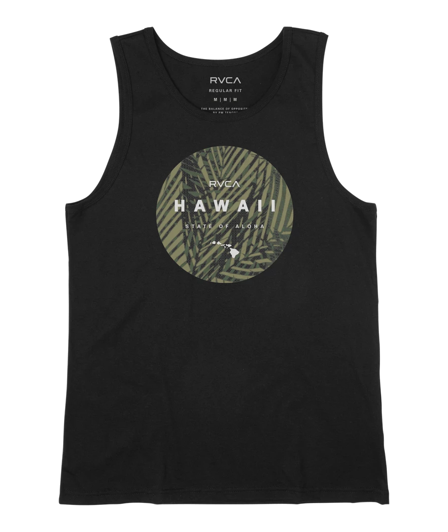 RVCA Hawaii Motors Camo Tank Top 3 RVCA Hawaii Motors Camo Tank Top