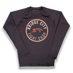 Men's Apparel Bridge City Fight Shop Circle Logo Long Sleeve Rashguard