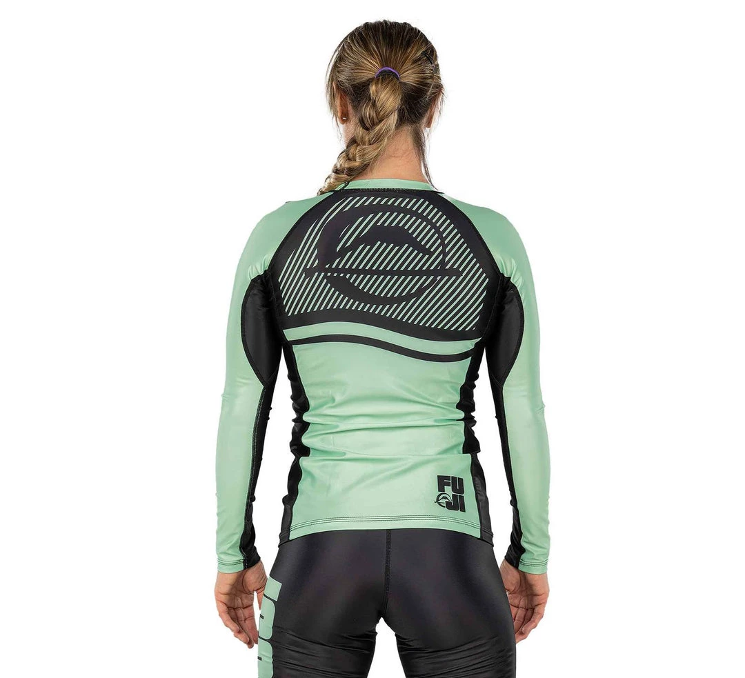 Fuji Script Women's Long Sleeve Rashguard 13 Fuji Script Women's Long Sleeve Rashguard