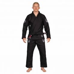 Bridge City Fight Shop 16 Fuji Suparaito BJJ Gi Dark Arts Edition Black Gi's And Belts