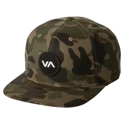 RVCA VA Patch Snapback Hat 22 RVCA VA Patch Snapback Hat