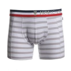 Moskova M2 Cotton Flag White Grey Boxer Briefs