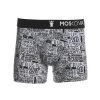 Moskova M2 Trainer Polyamide White Words Boxer Briefs Men's Apparel