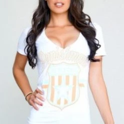 Clearance Punishment Athletics Women's Country Tee V-Neck