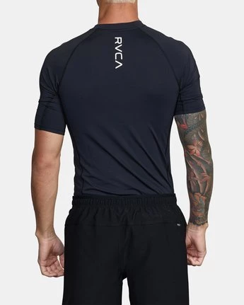 RVCA Sport Short Sleeve Rashguard Men's Apparel 5 RVCA Sport Short Sleeve Rashguard Men's Apparel