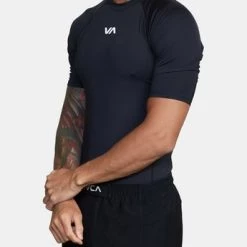 RVCA Sport Short Sleeve Rashguard Men's Apparel 12 RVCA Sport Short Sleeve Rashguard Men's Apparel