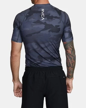 RVCA Sport Short Sleeve Rashguard Men's Apparel 8 RVCA Sport Short Sleeve Rashguard Men's Apparel