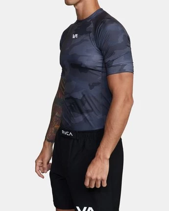 RVCA Sport Short Sleeve Rashguard Men's Apparel 9 RVCA Sport Short Sleeve Rashguard Men's Apparel