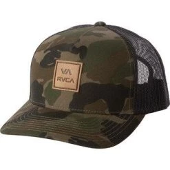 RVCA VA All The Way Curved Brim Trucker Hat Hats