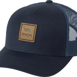 RVCA VA All The Way Curved Brim Trucker Hat Hats