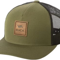 RVCA VA All The Way Curved Brim Trucker Hat Hats