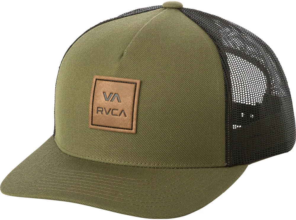 RVCA VA All The Way Curved Brim Trucker Hat Hats