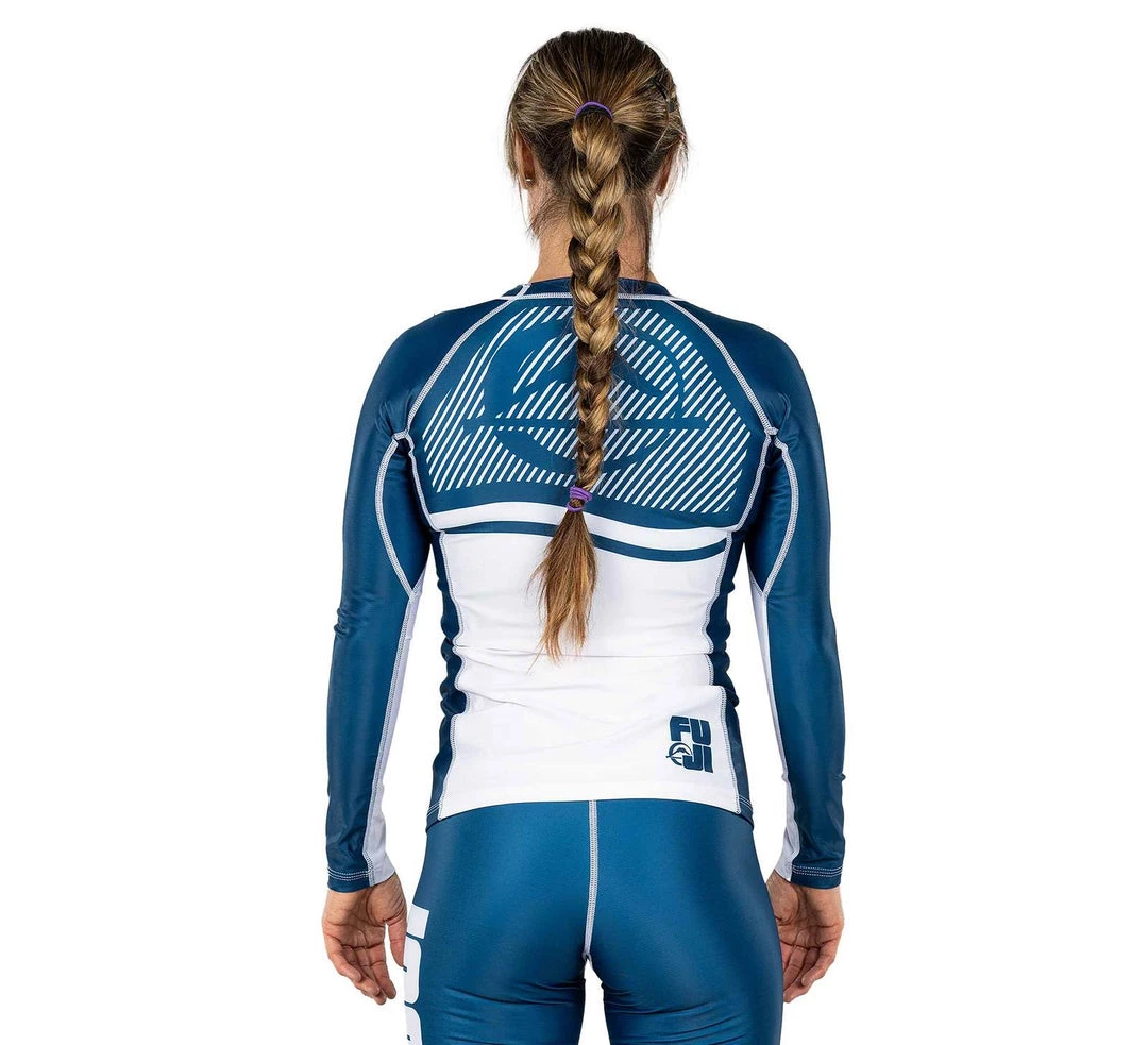Fuji Script Women's Long Sleeve Rashguard 8 Fuji Script Women's Long Sleeve Rashguard