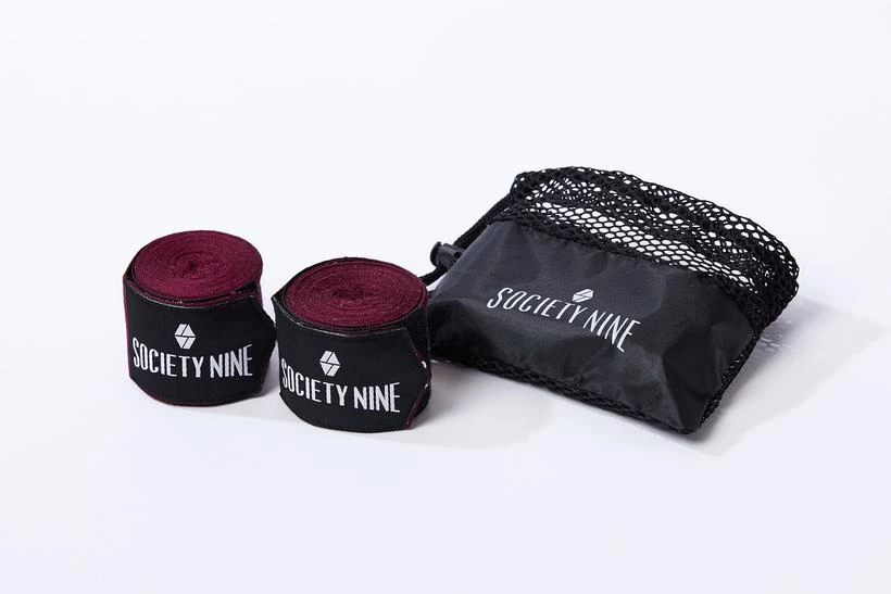 Society Nine Logo Hand Wraps -180 Inch 6 Society Nine Logo Hand Wraps -180 Inch