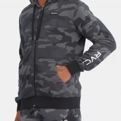 Men's Apparel RVCA Swift Zip Up Hoodie Box