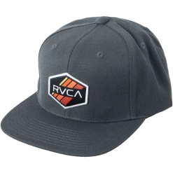 RVCA Stripe Hex Snapback Hat