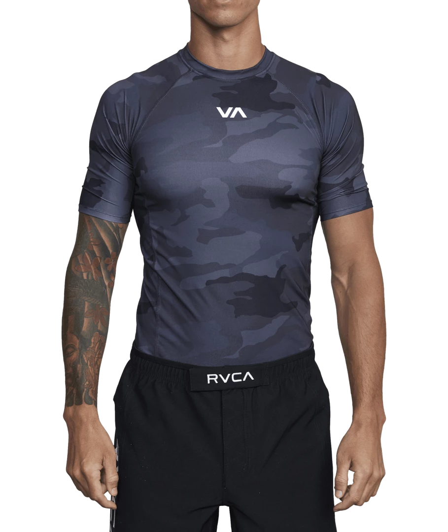 RVCA Sport Short Sleeve Rashguard Men's Apparel 7 RVCA Sport Short Sleeve Rashguard Men's Apparel
