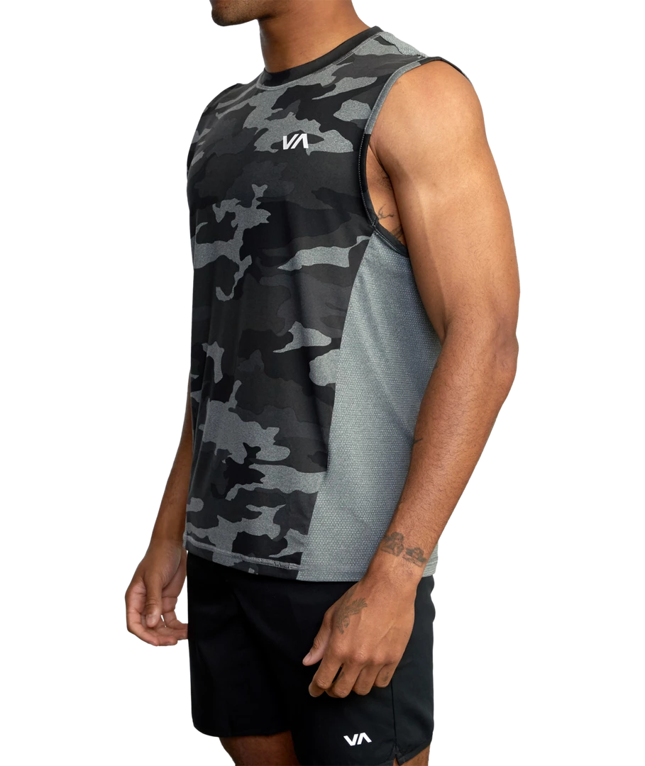 RVCA Sport Vent Muscle Tank Top 4 RVCA Sport Vent Muscle Tank Top
