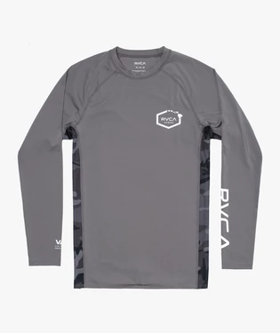 RVCA Island Hex Long Sleeve Rashguard Men's Apparel 5 RVCA Island Hex Long Sleeve Rashguard Men's Apparel