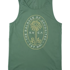 RVCA Palm Seal Tank Top Men's Apparel