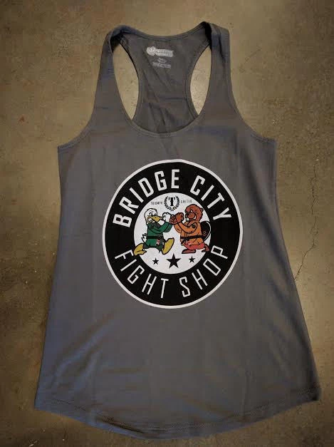 Triumph United X Bridge City Fight Shop Beavers Vs Ducks 2 Collab Women's Tank 2 Triumph United X Bridge City Fight Shop Beavers Vs Ducks 2 Collab Women's Tank