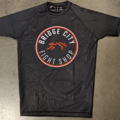 Bridge City Fight Shop BCFS Circle Logo Youth Rashguard