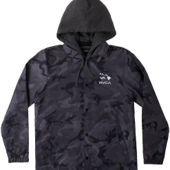 RVCA Island Hex Coaches Jacket Men's Apparel