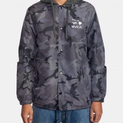 RVCA Island Hex Coaches Jacket Men's Apparel